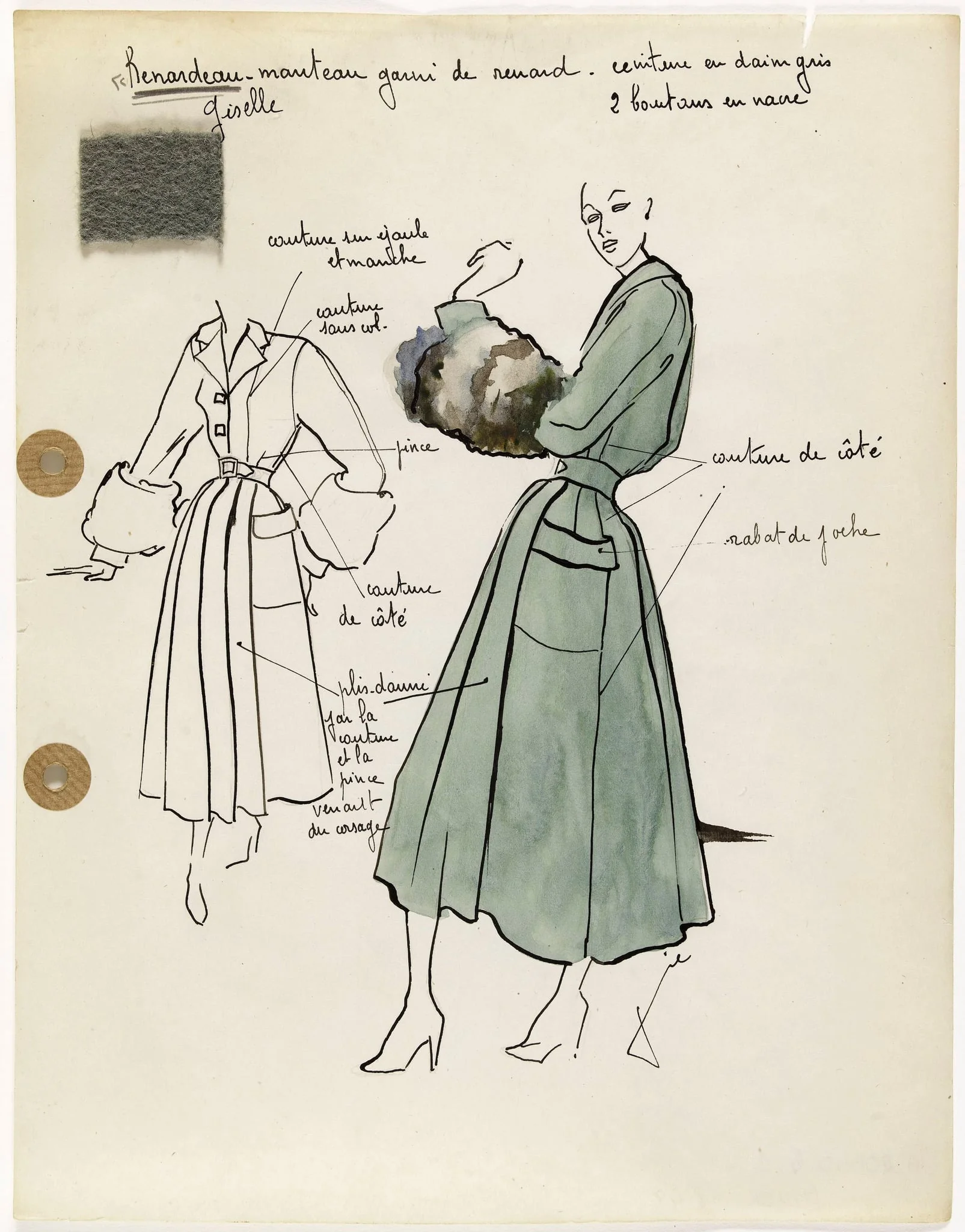 'Renardeau', by Marie-Louise Carven, 1949