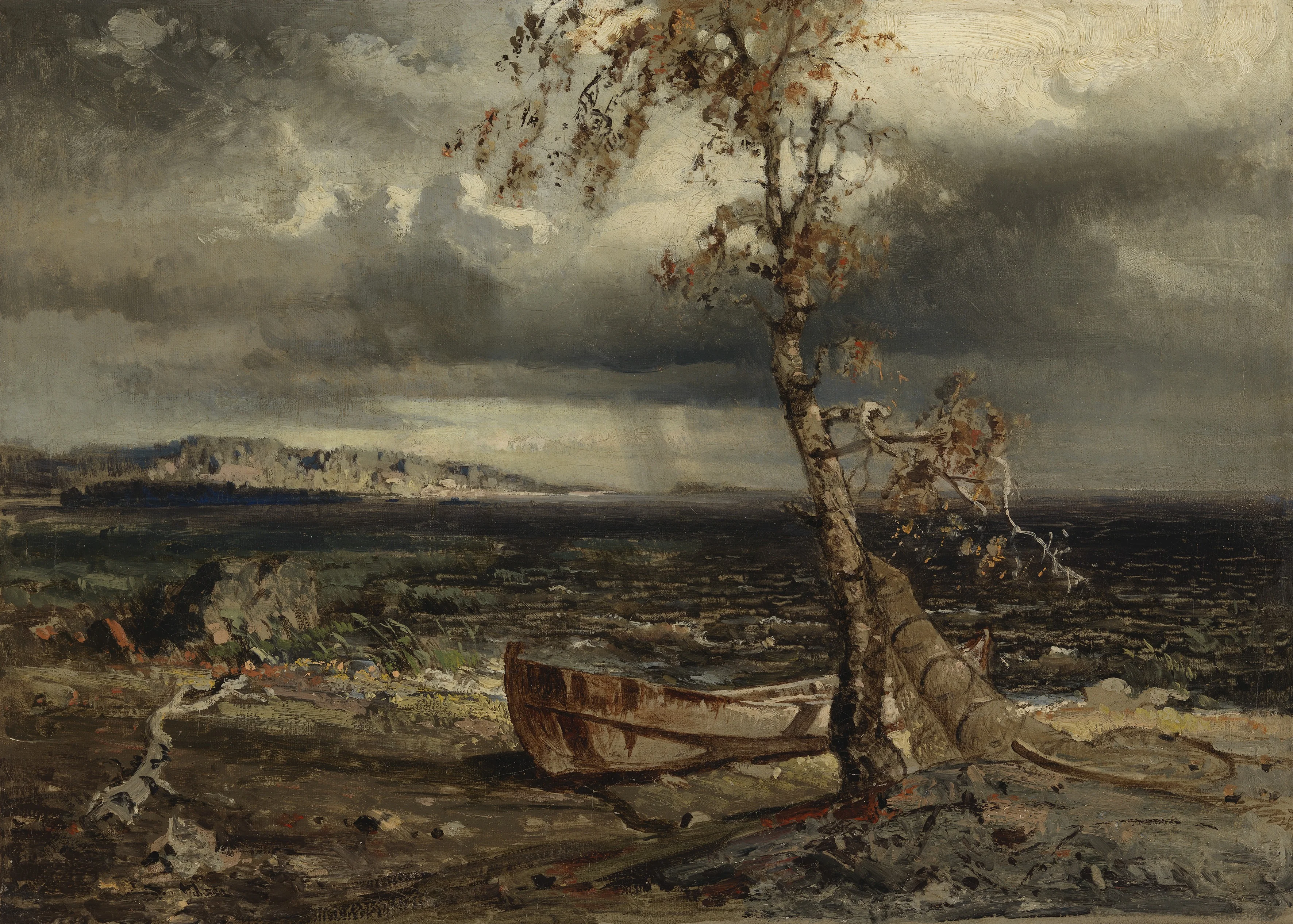 Storm on Lake Näsijärvi