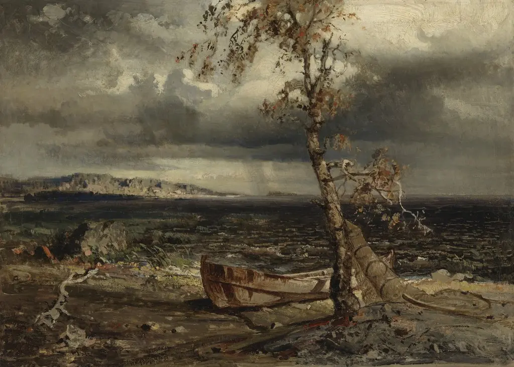 Storm on Lake Näsijärvi