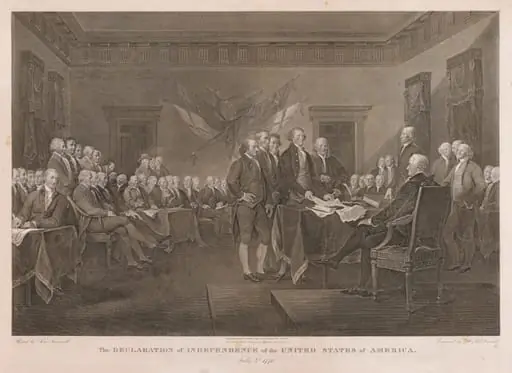 Signing the Declaration of Independence