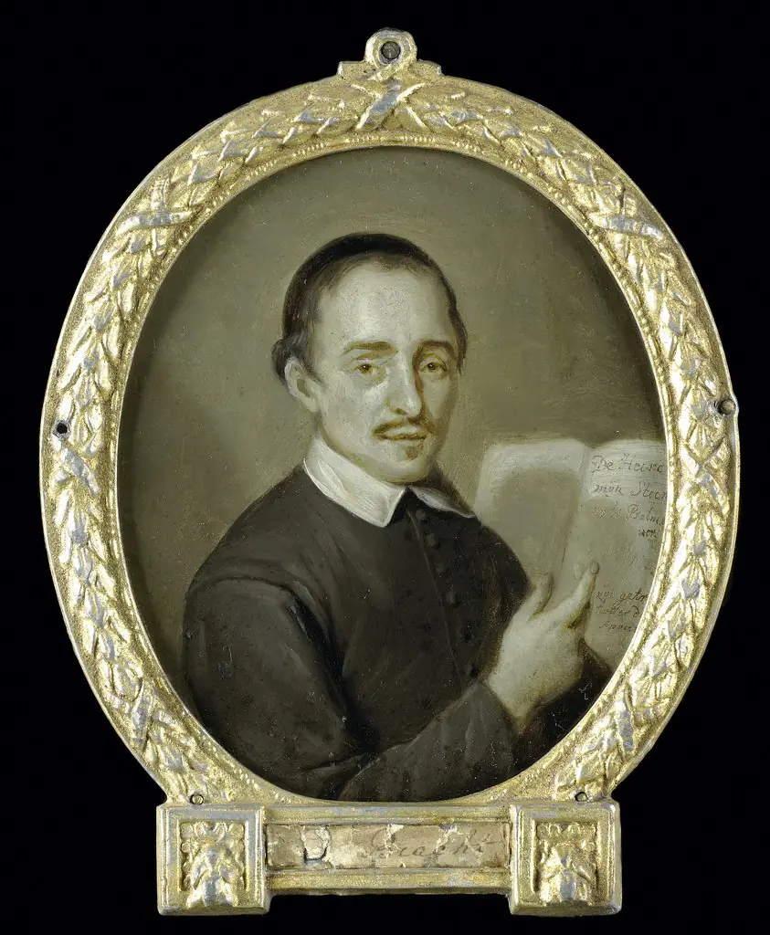 Portrait of Tieleman Jansz van Bracht, Clergyman and Poet in Dordrecht