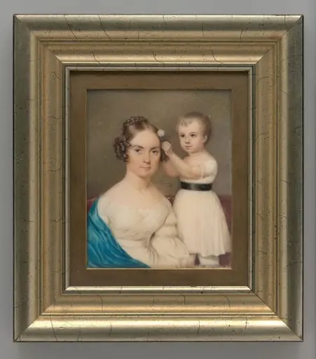 Mrs. William Gordon Ver Planck and Her Son Samuel Hopkins Ver Planck