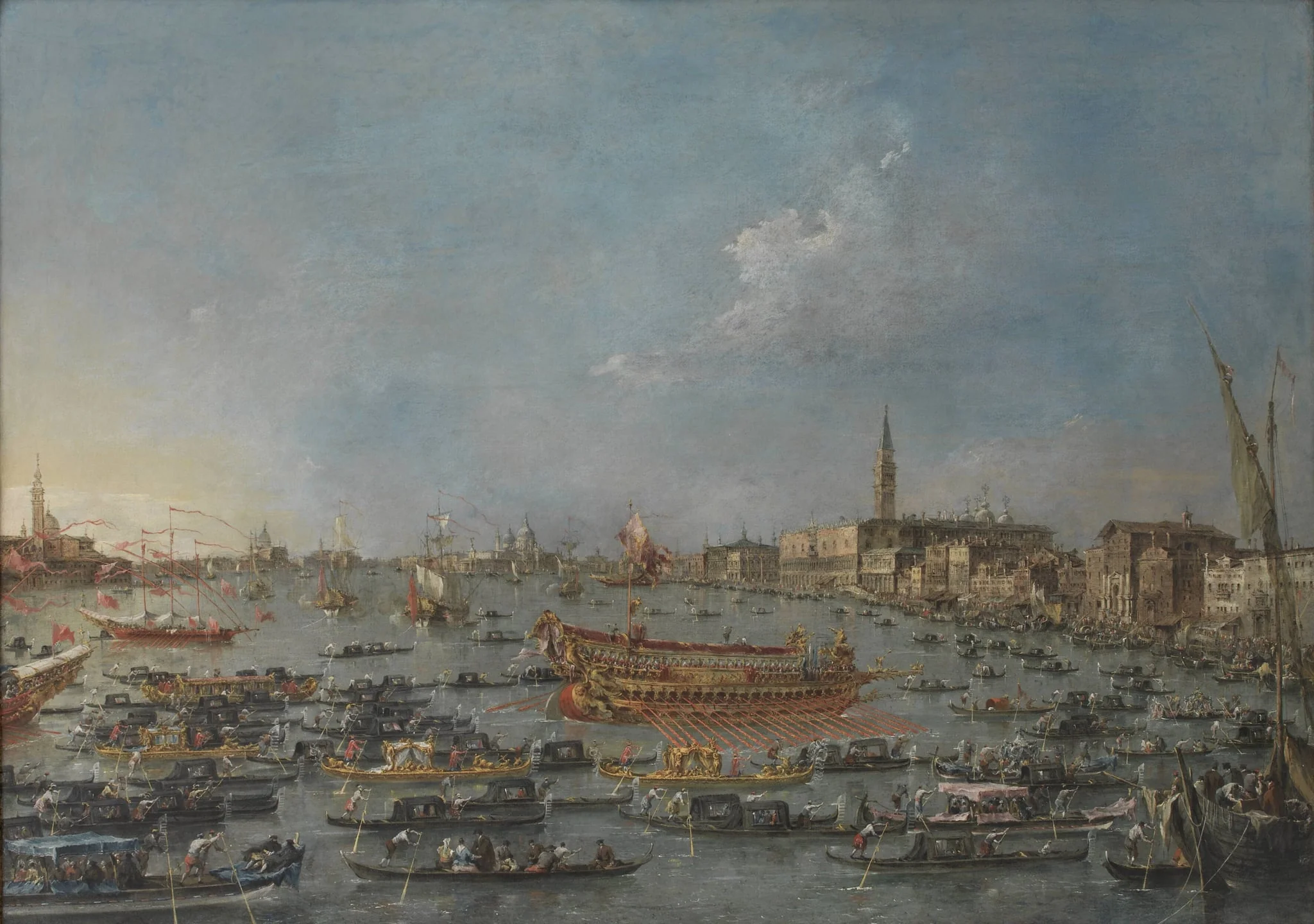 The Bucintoro Festival of Venice, by Unknown, 1750
