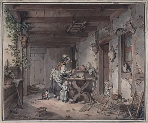 A Swiss Cottage Scene
