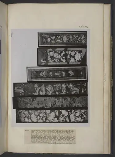 Copy of painting inside the caves of Ajanta (cave 12)