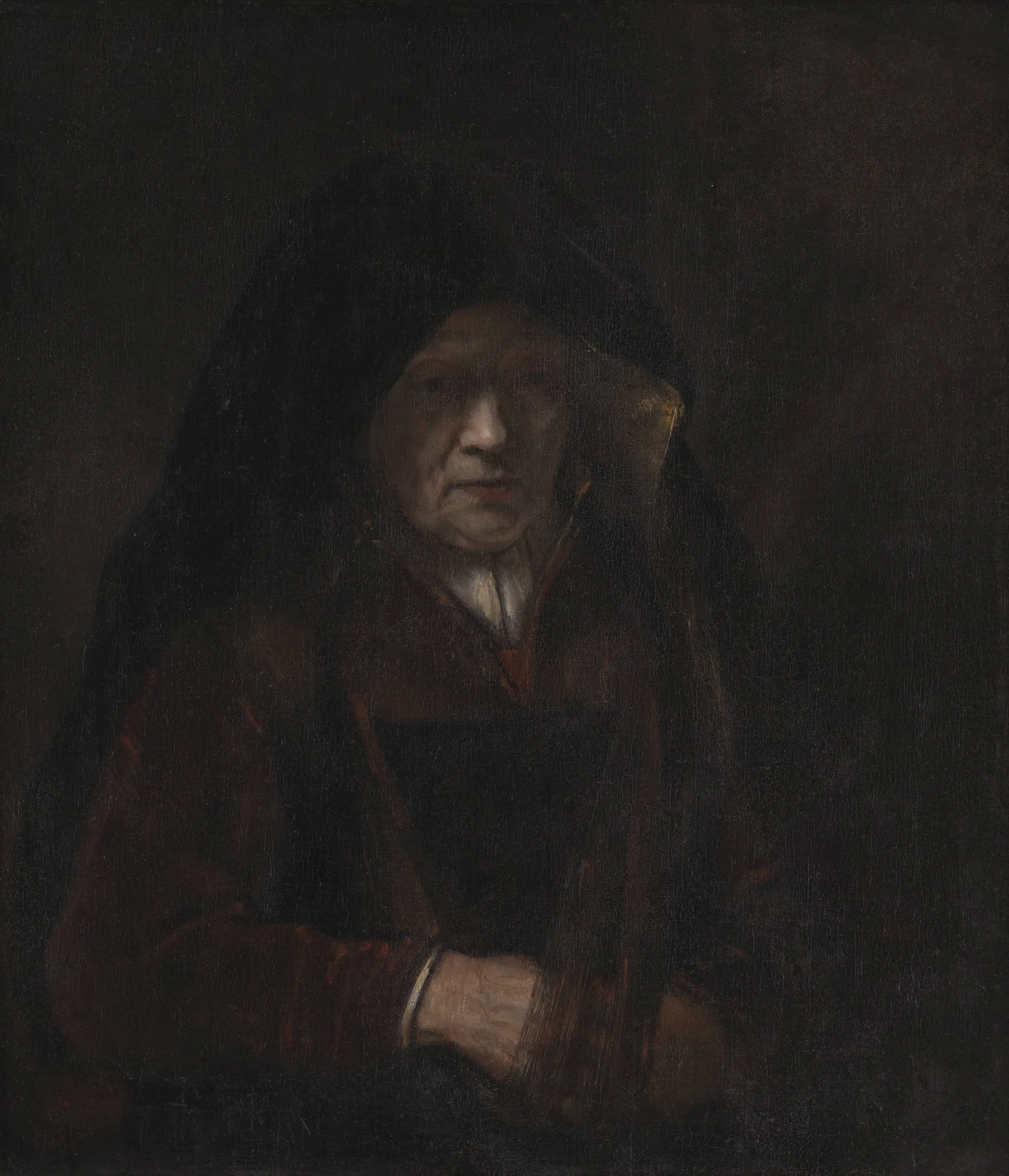 An Old Woman, by Unknown, 1655