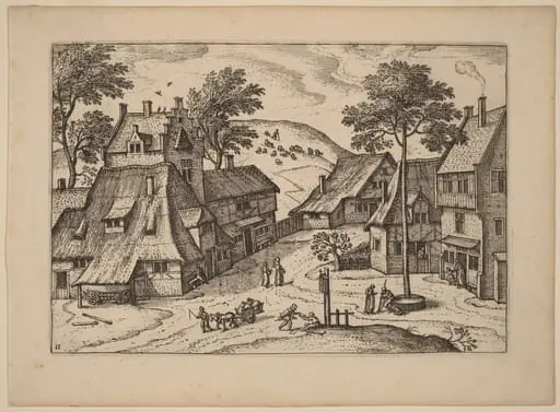 Village Square with Shrine