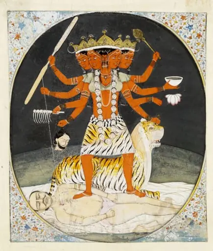 Kali and Shiva