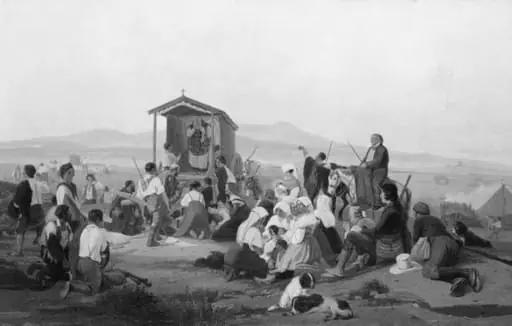 Harvest Thanksgiving Mass in the Roman Campagna