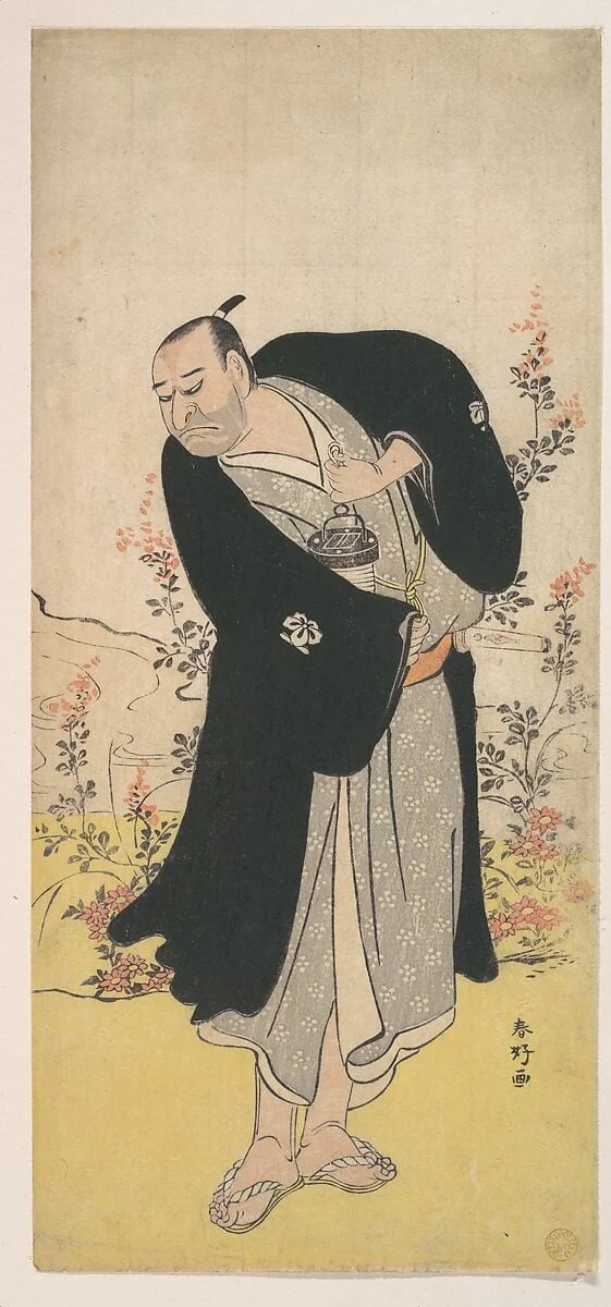 六代目中山小十郎|Kabuki Actor Nakayama Kojūrō VI, by Katsukawa Shunkō, ink, 1786