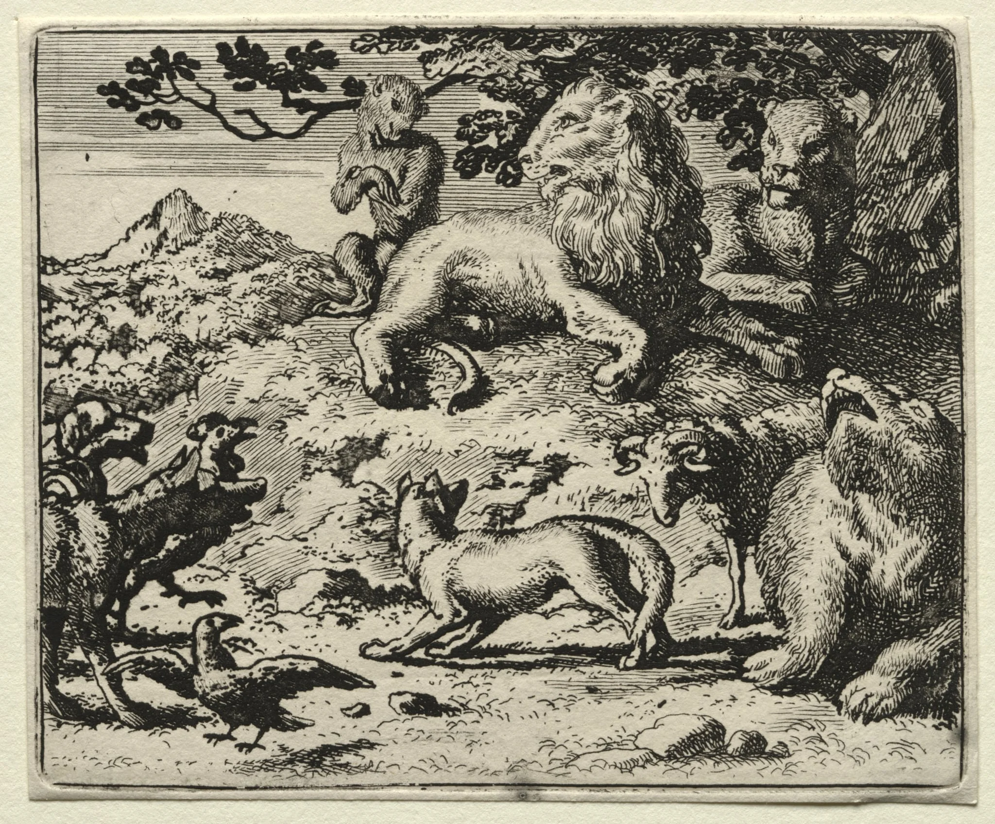 Reynard the Fox:  The Animals Complain of Reynard's Pardon, by Allart van Everdingen, 1662