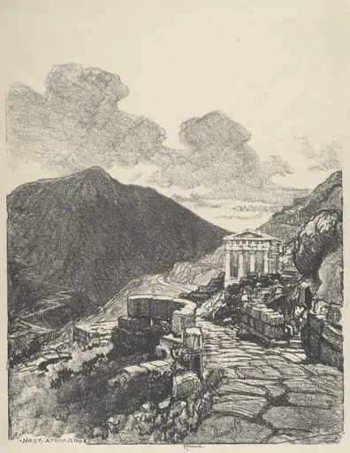 The Treasury of Athens, Delphi