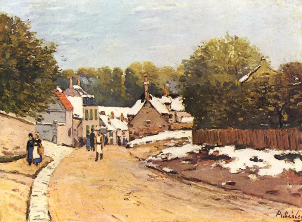 Early Snow in Louveciennes