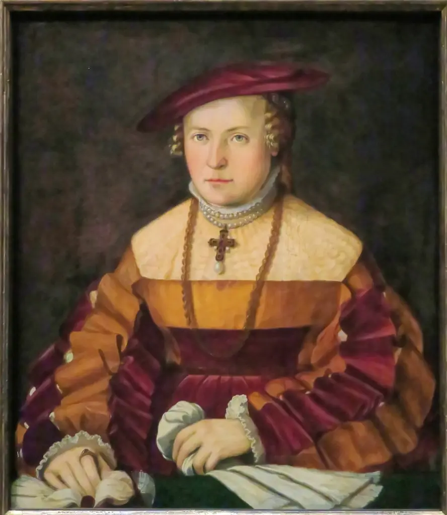 Portrait of the wife of Ulrich Ehinger, Ursula Meuting