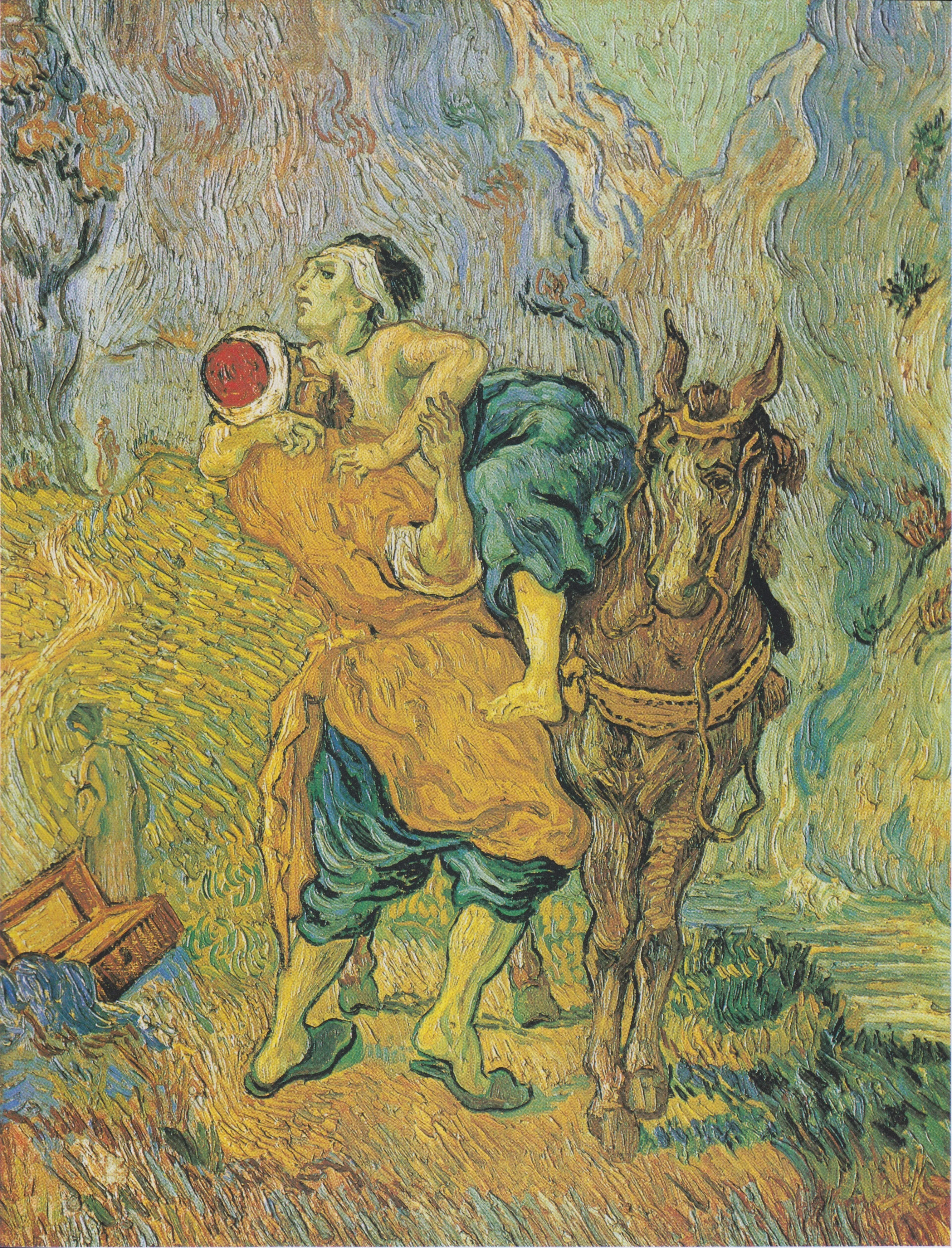 The Good Samaritan, by Vincent van Gogh, oil, 1890
