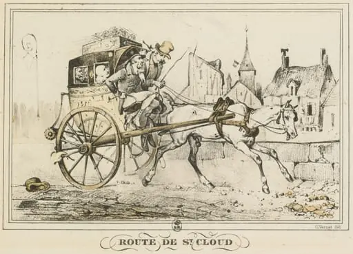 Scenes of Daily Life, Roads and Paths: Road to Saint-Cloud (Scènes de la vie quotidienne, Route et Chemins: Route de Saint-Cloud)