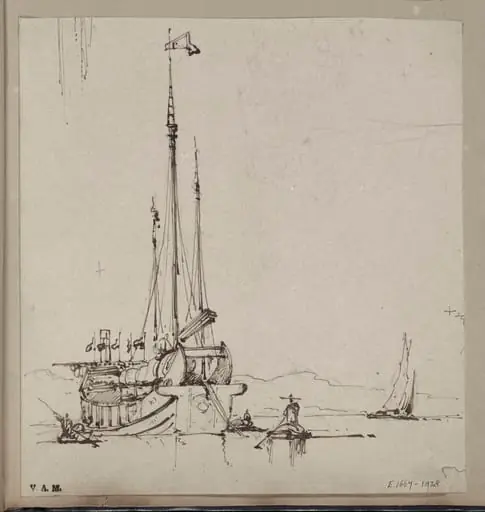 A junk with smaller craft