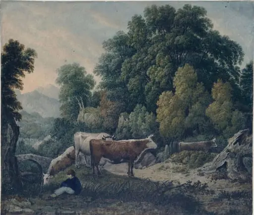 Trees and cattle