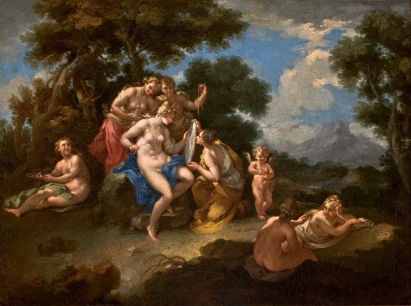 The Toilet of Venus, by Michele Rocca, oil, 1715