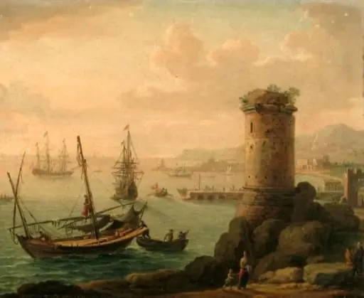 Port maritim cu turn rotund