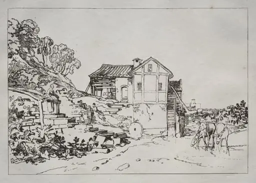 Liber Studiorum:  Watermill