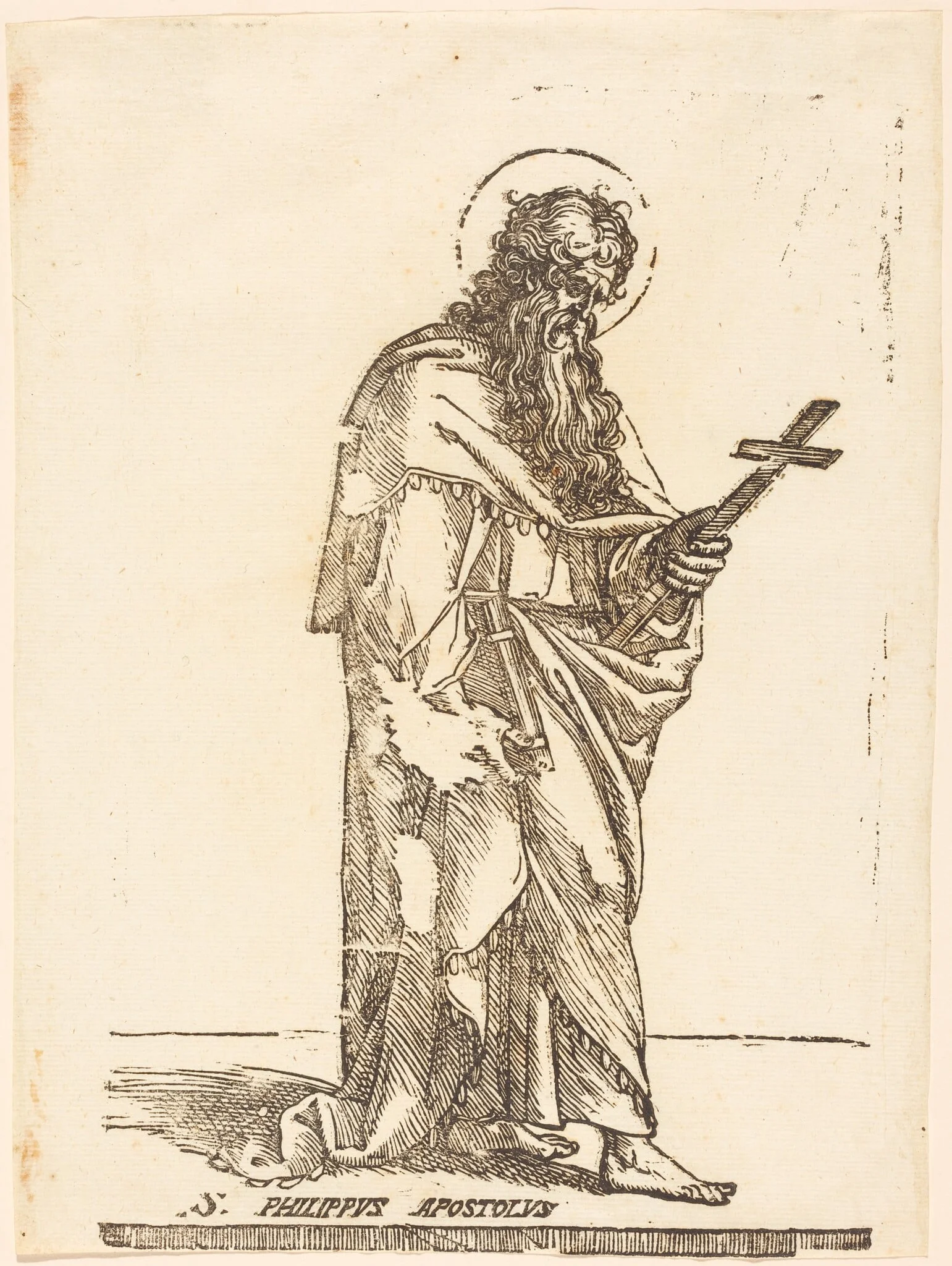 Saint Philip, by Italian 16th Century, ink, 1626