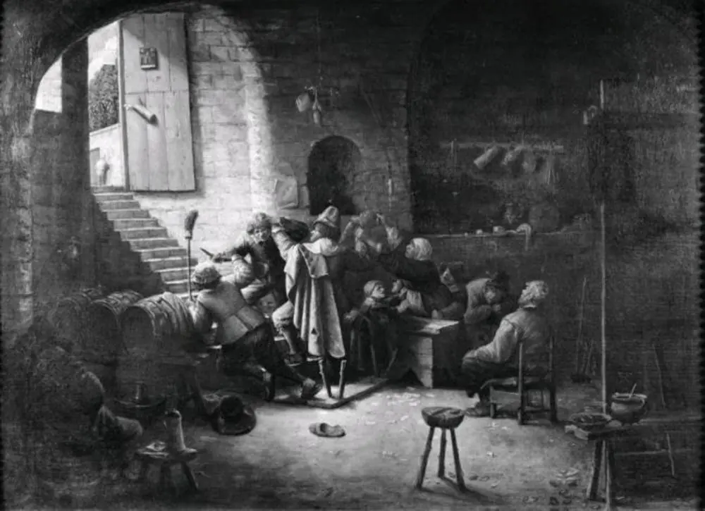 The Antwerp Arms", Tavern Scene