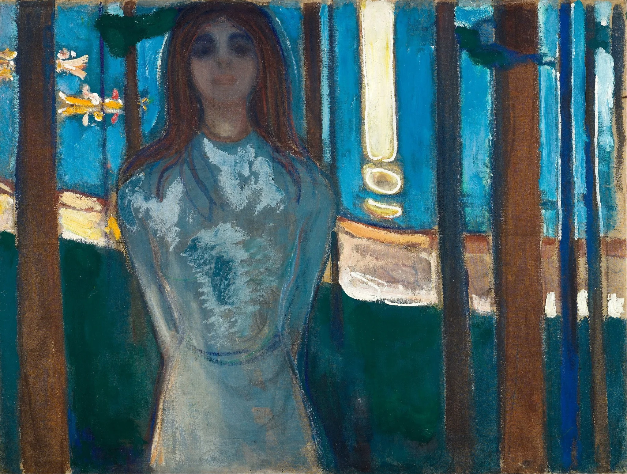 Summer Night. The Voice, by Edvard Munch, oil, 1898