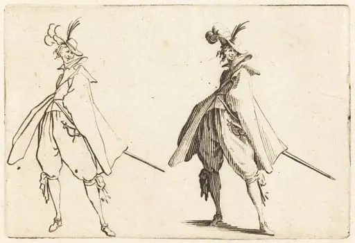 Gentleman in Large Mantle, Front View