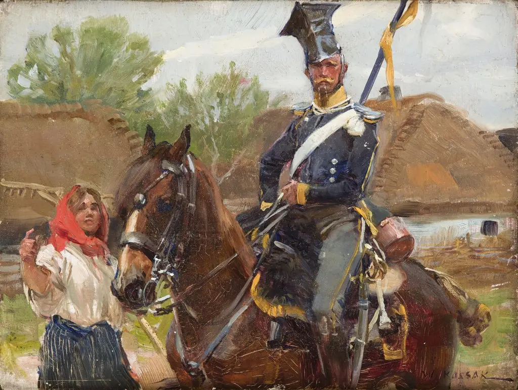 Uhlan with a Girl