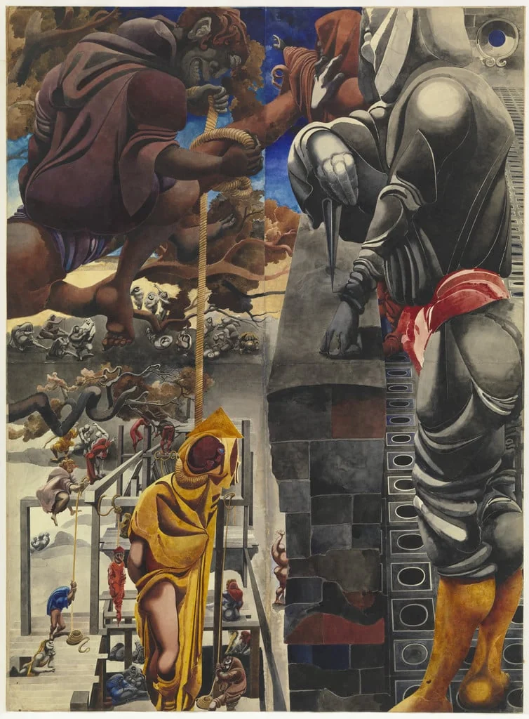 Untitled, by Edward Burr, watercolor, 1937