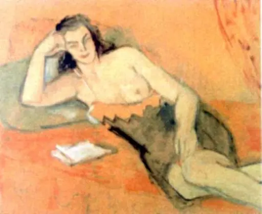 Nud pe sofa (Cămașa neagră)