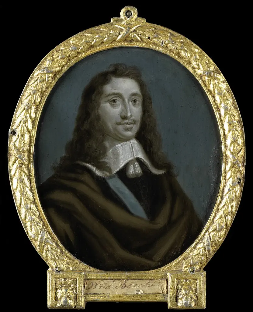 Portrait of Everard Meyster, Poet in Utrecht, by Arnoud van Halen