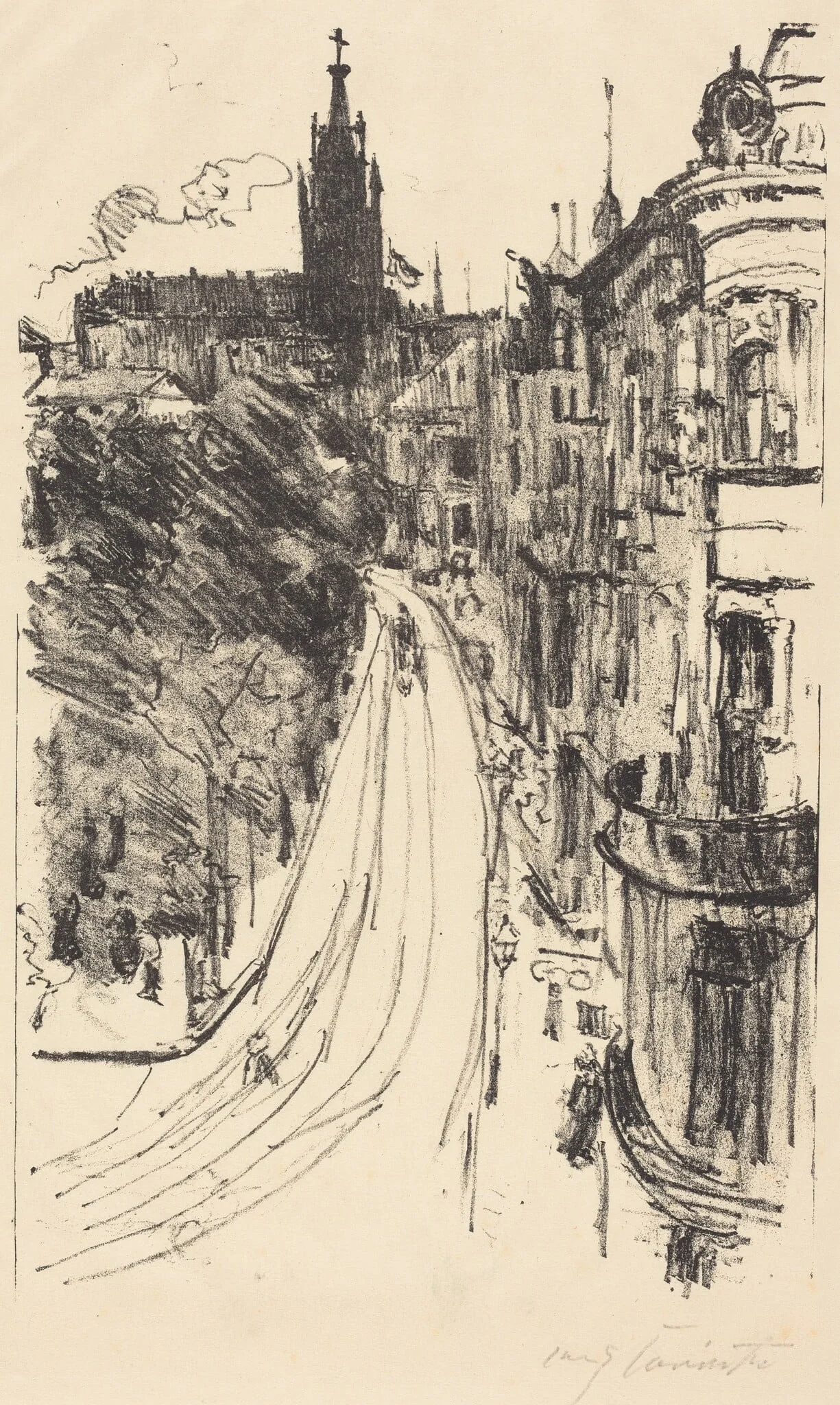 Strasse in Königsberg (Street in Königsberg)