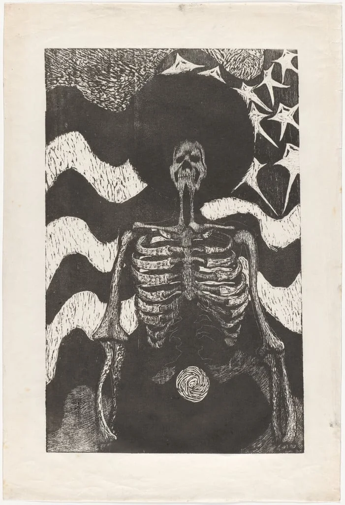 Untitled, by Barbara Jones-Hogu, ink, 1968