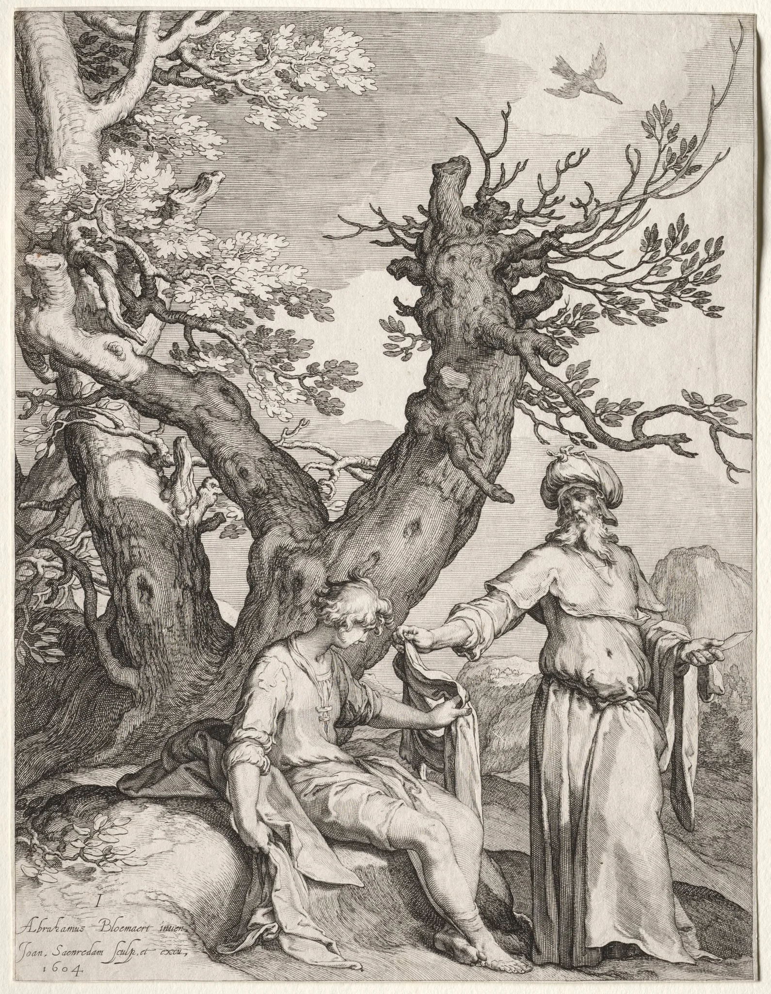 Ahijah and Jeroboam, by Jan Pietersz Saenredam, 1604