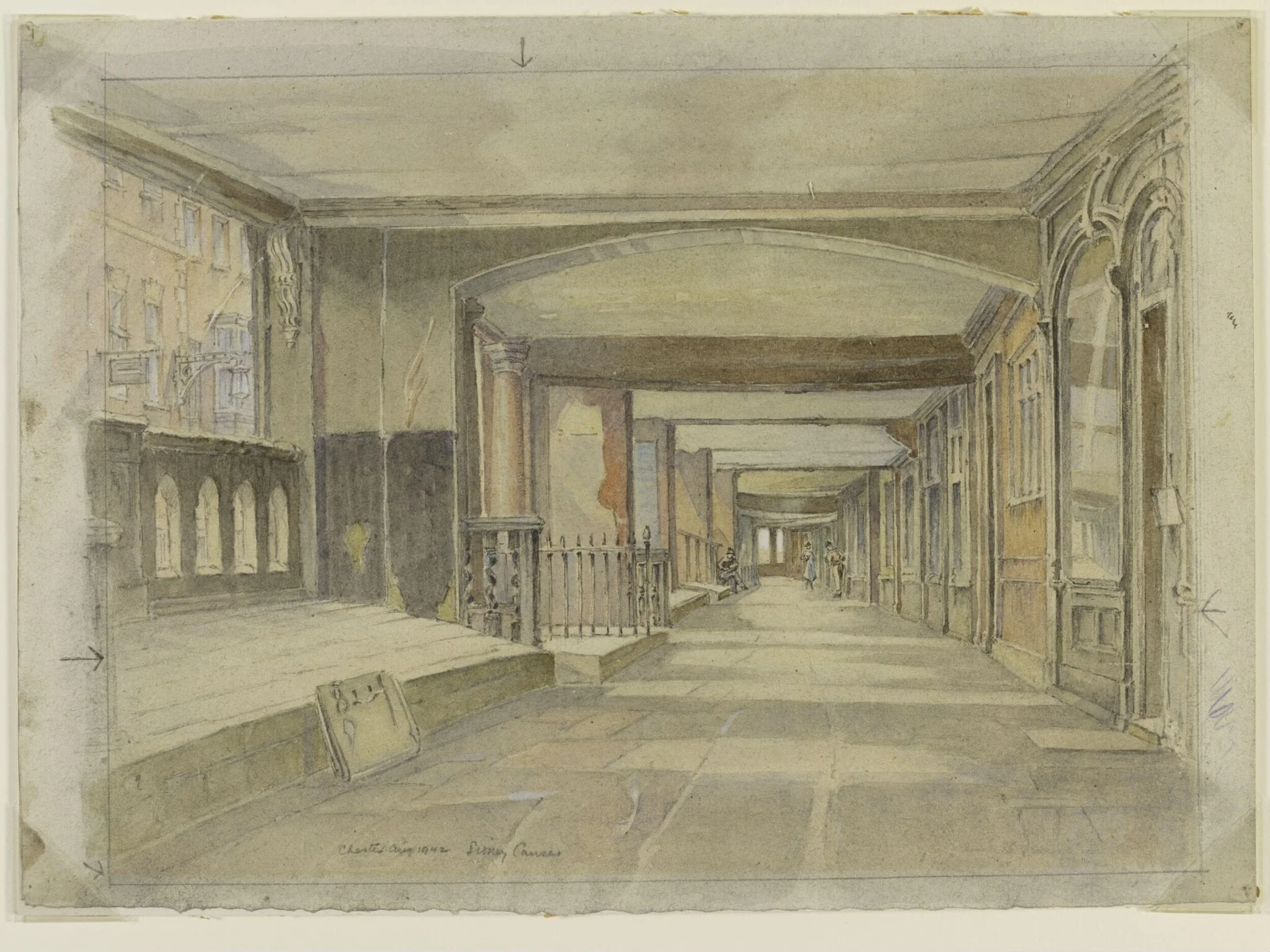 Watergate Street Row, looking East, Chester