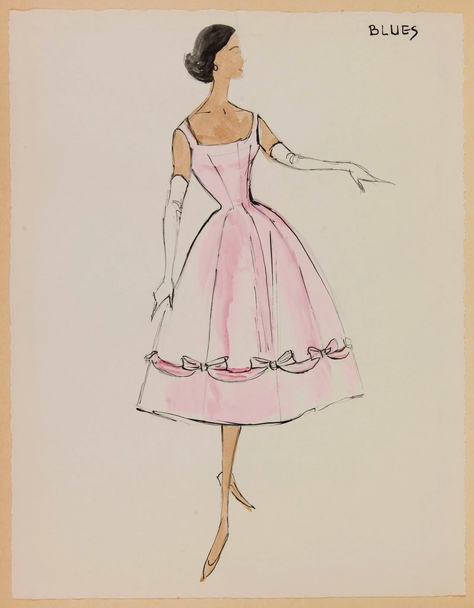 Blues, by Carven, 1956