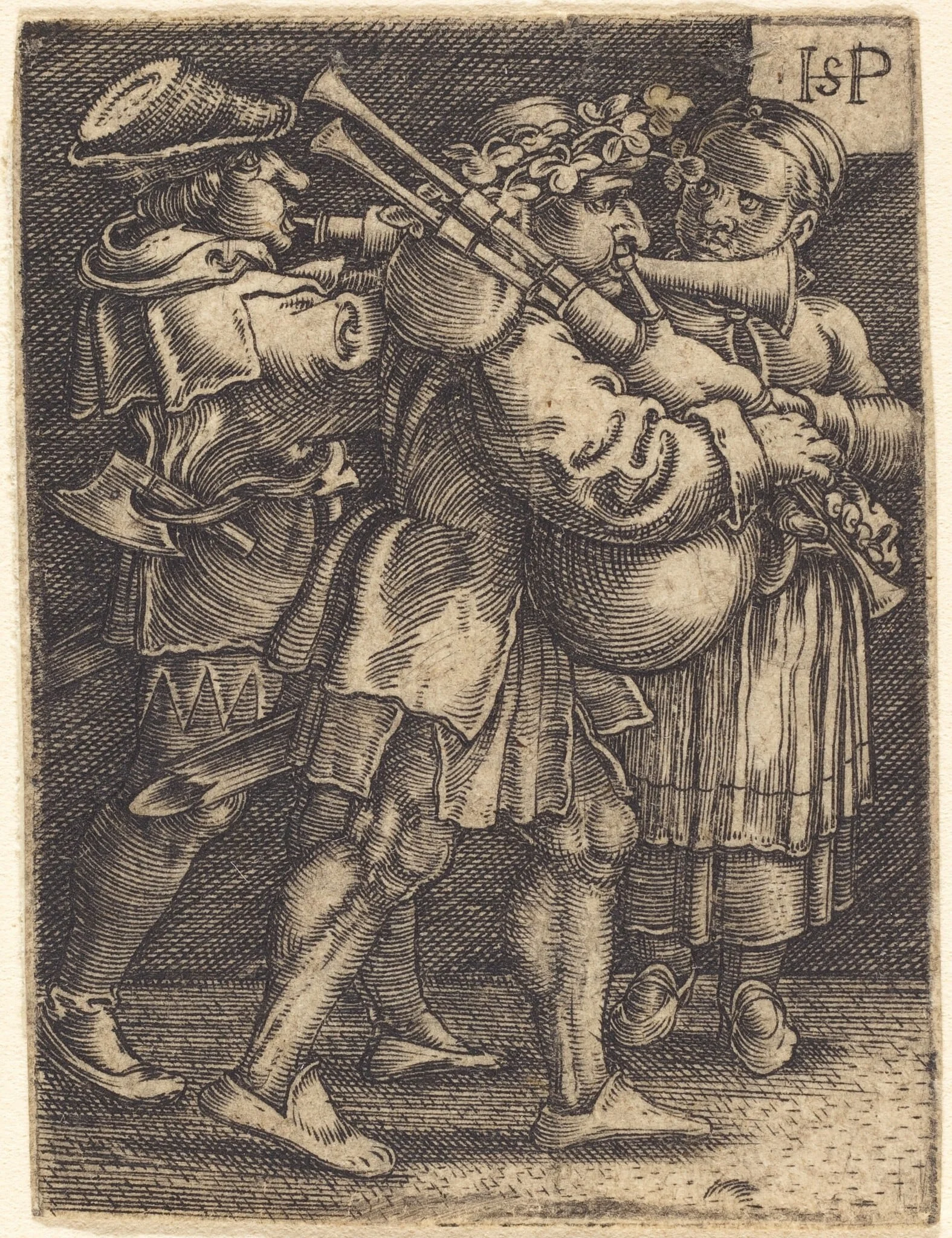 Two Street Players and a Girl