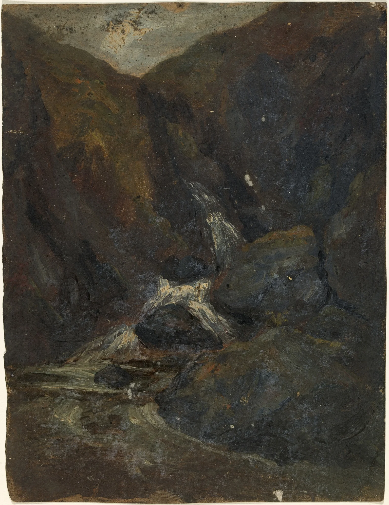 Torc Waterfall, Killarney, County Kerry, by William Howis senior, unspecified, 1838