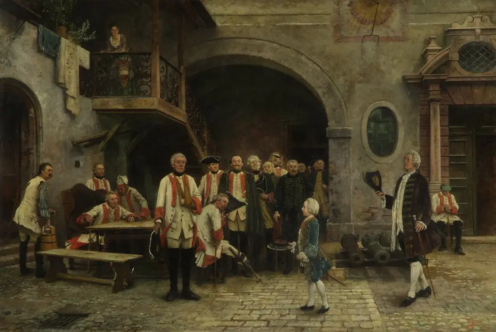 Emperor Joseph II as a Boy with the Invalids in Vienna