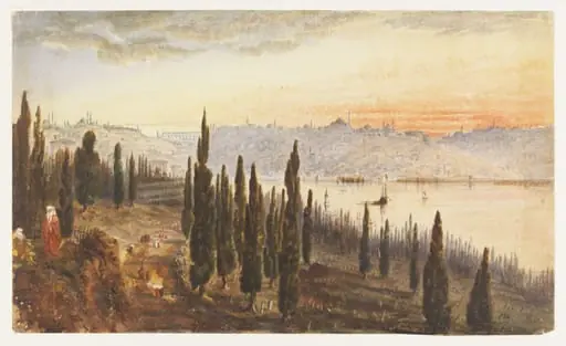 View of Constantinople from the cemetery at Pera