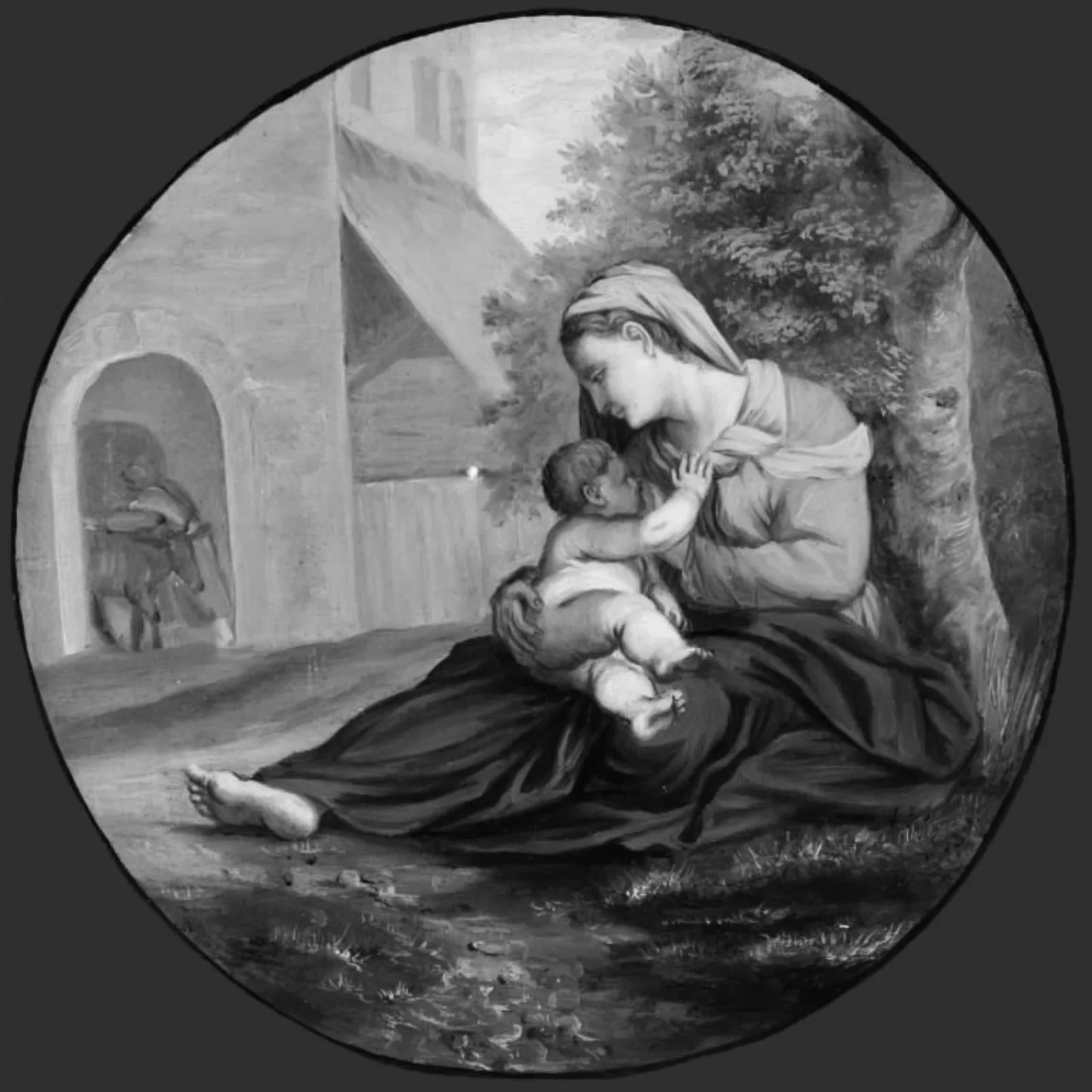 Virgin and Child, by Unknown, 1750
