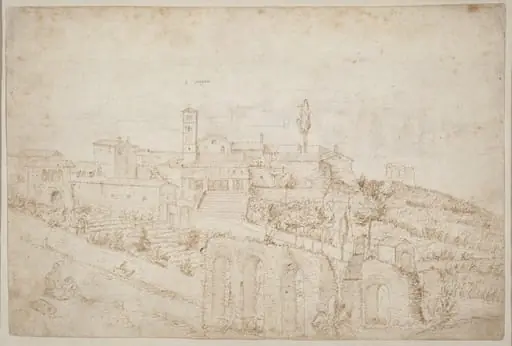 The Church of S. Gregorio Magno on the Celian Hill (verso)