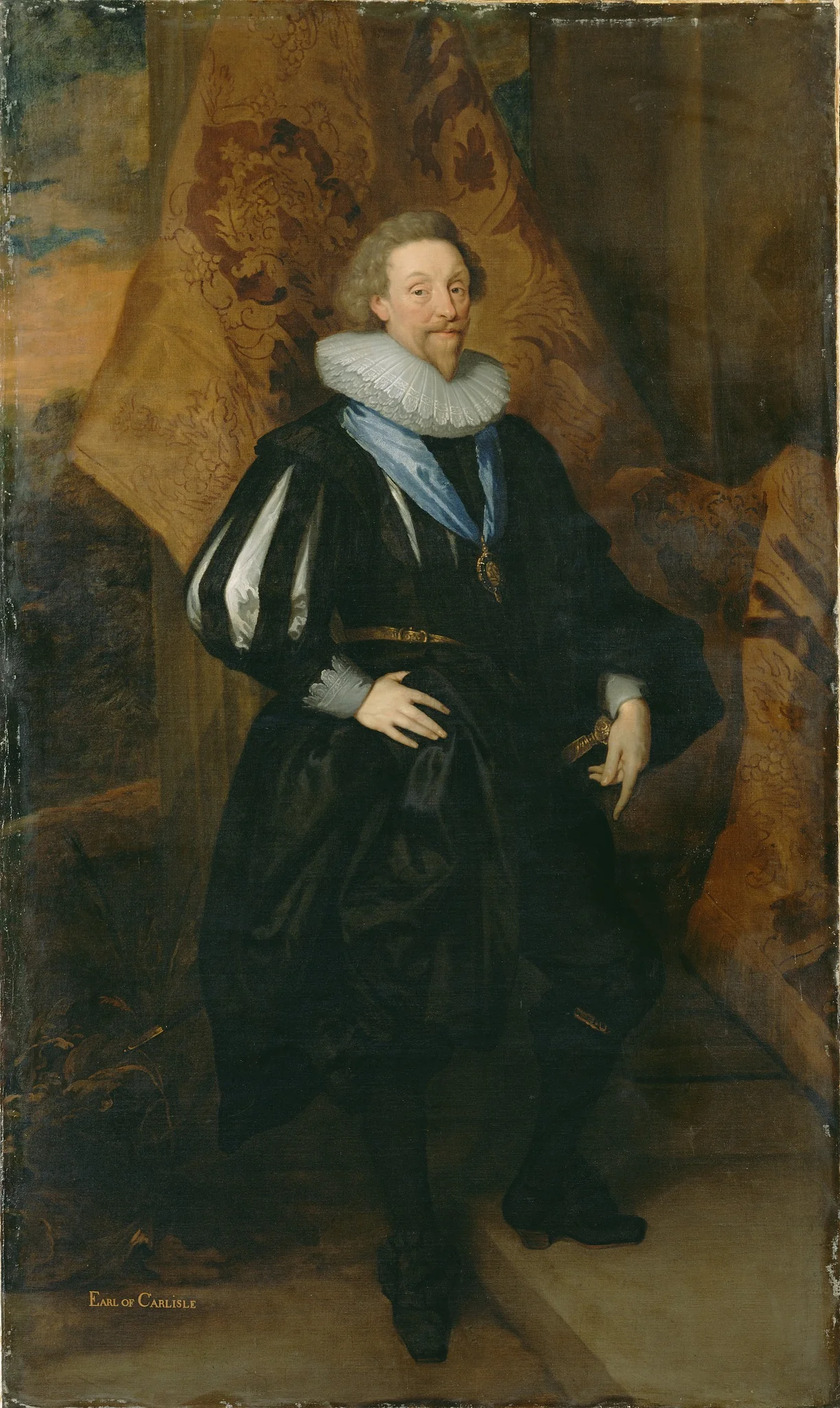 Portrait of James Hay, 1st Earl of Carlisle, by Unknown, oil, 1660