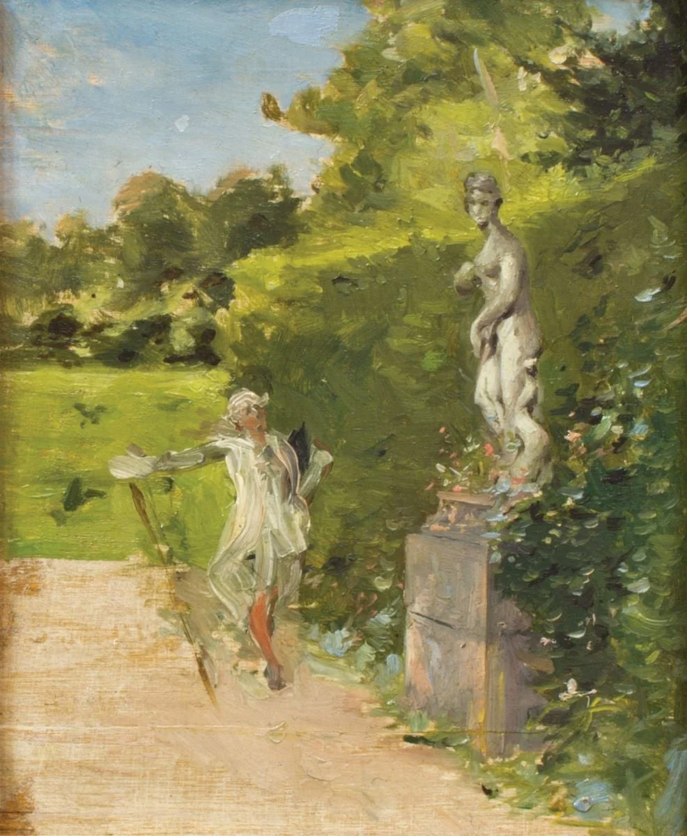 Plimbare în parc, by Theodor Aman, unspecified, 1850