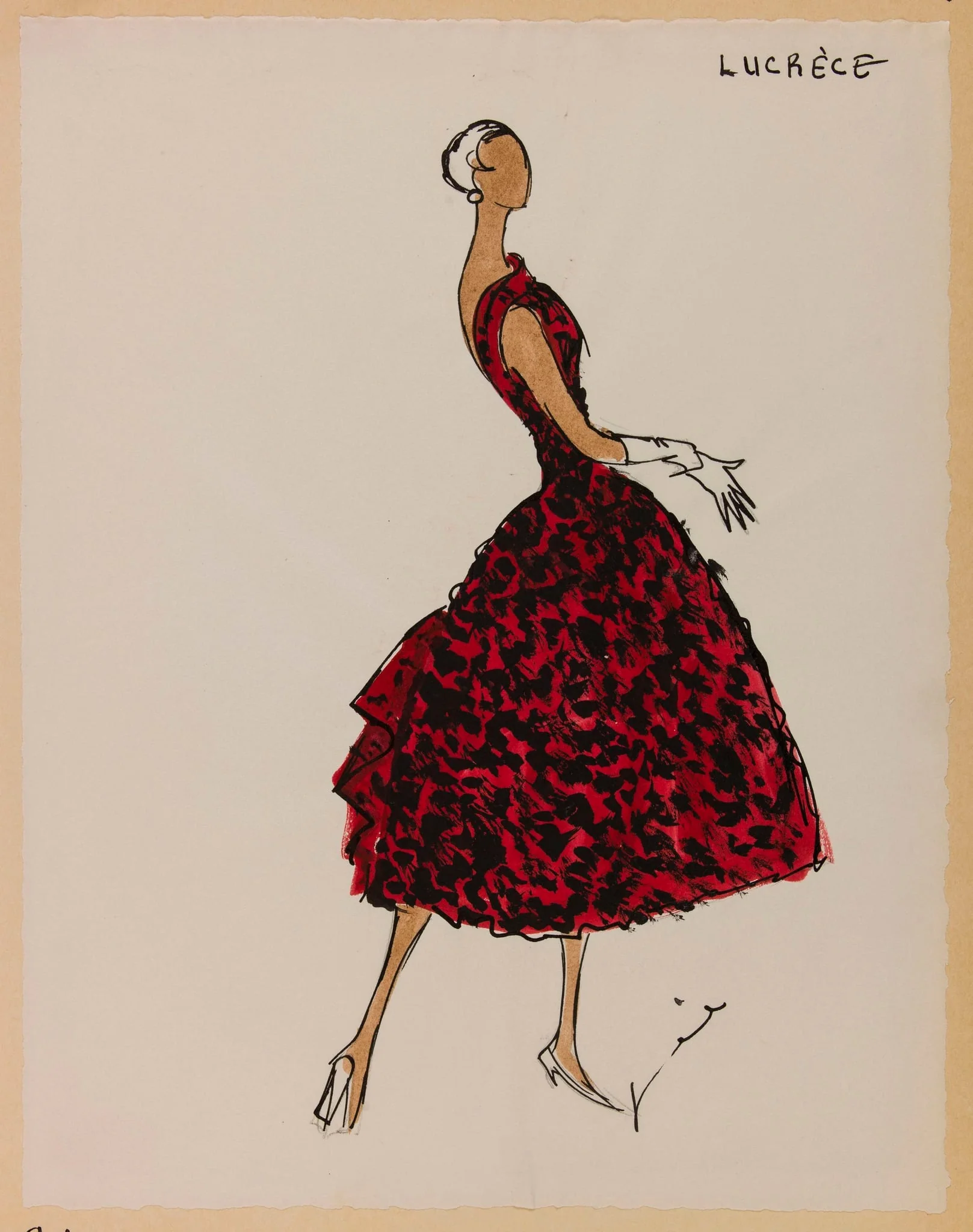 Lucrèce, by Marie-Louise Carven, 1956