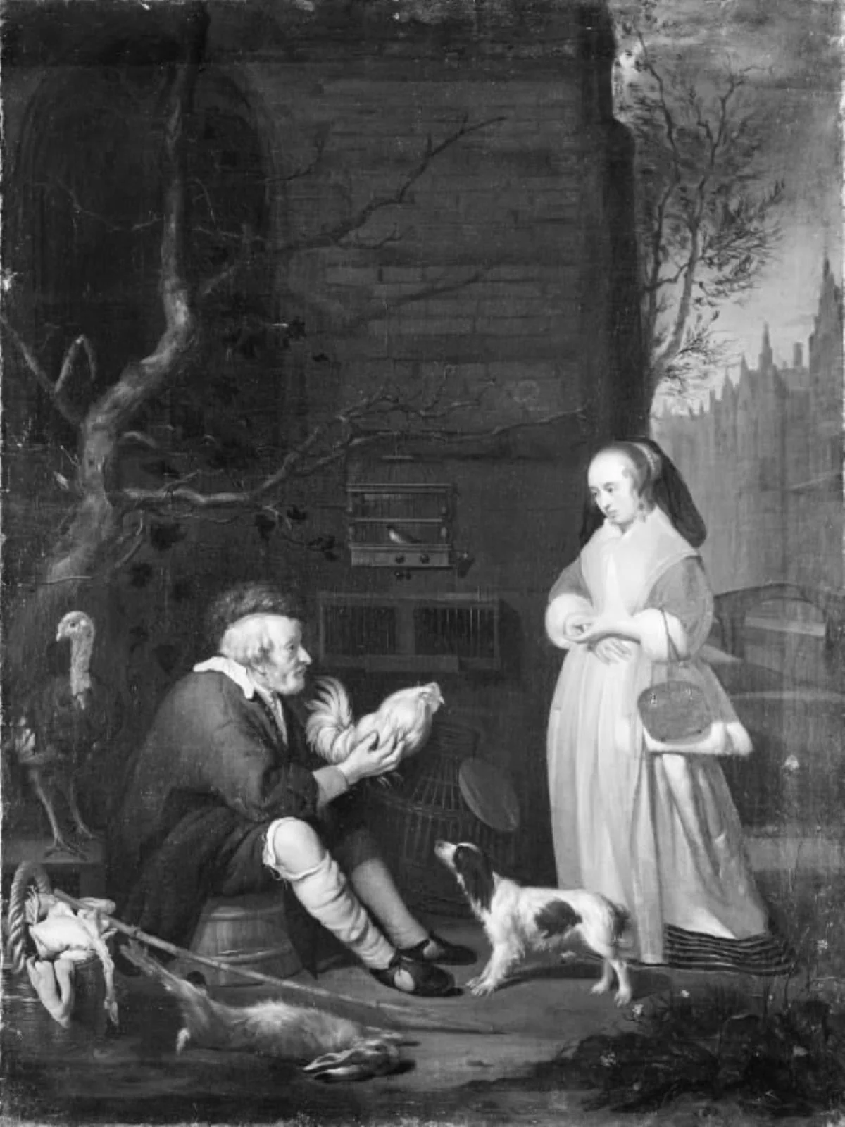 A Poulterer, by Unknown, 1750