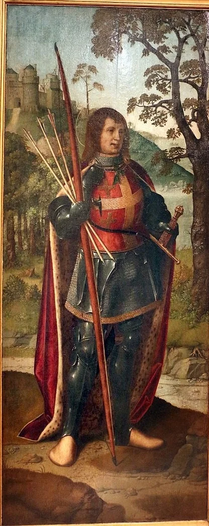 São Sebastião, by Jan Provoost, oil, 1515