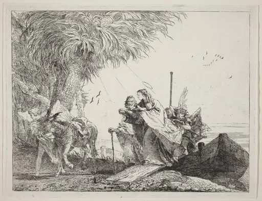 The Holy Family Disembarking